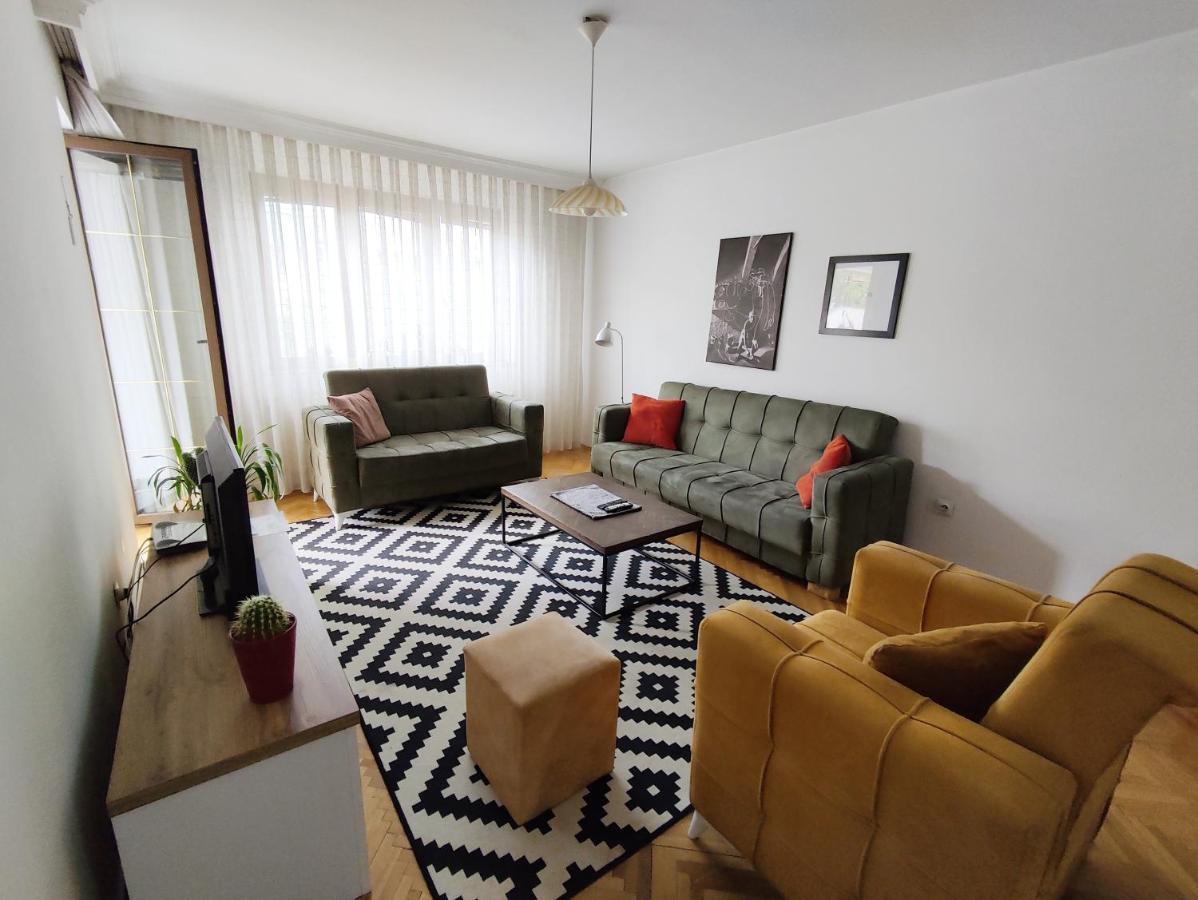 Central Spacious Apartment In 普里什蒂纳 外观 照片
