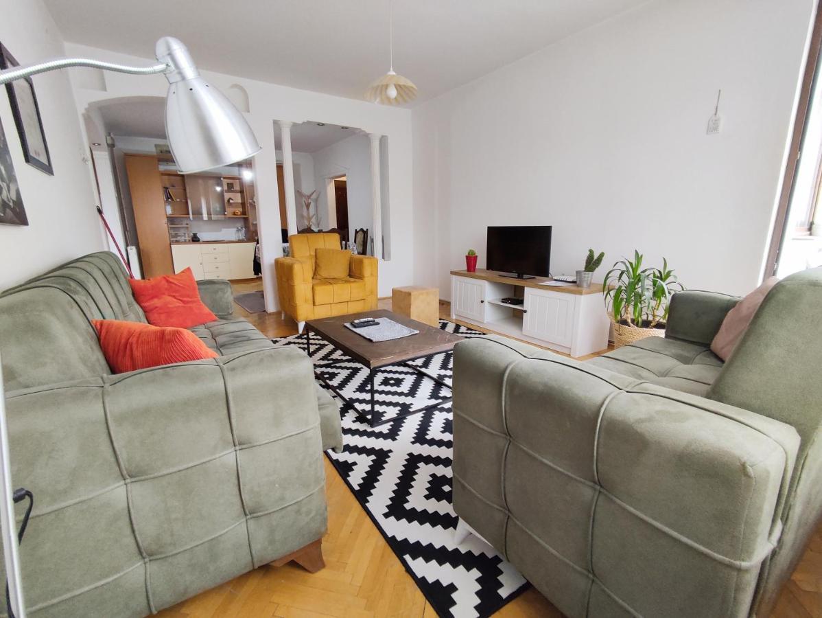 Central Spacious Apartment In 普里什蒂纳 外观 照片
